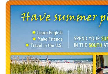 HAVE SUMMER PLANS? Spend your Summer in the South at AGAPE.